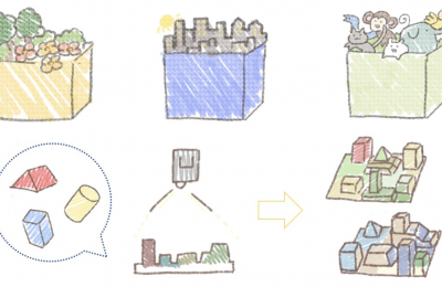 知育効果を高めるための箱型立体絵本